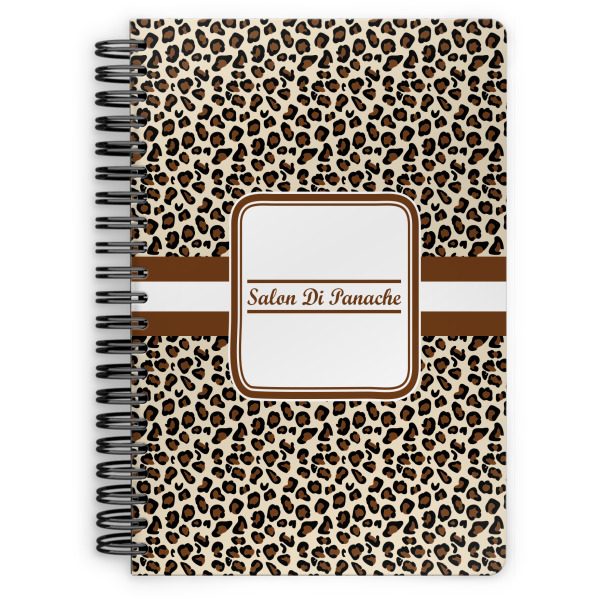 Custom Leopard Print Spiral Notebook (Personalized)