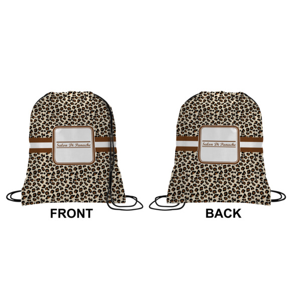 Custom Design - Drawstring Backpack Front & Back Small