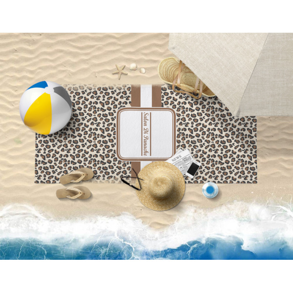 Custom Design - Beach Towel - Lifestyle on Beach