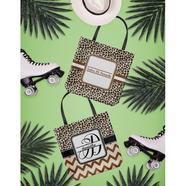 Custom Design - Canvas Tote Lifestyle Front and Back