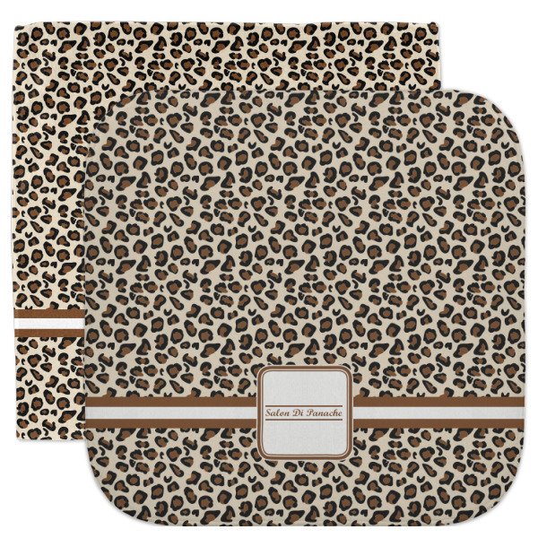 Custom Leopard Print Facecloth / Wash Cloth (Personalized)
