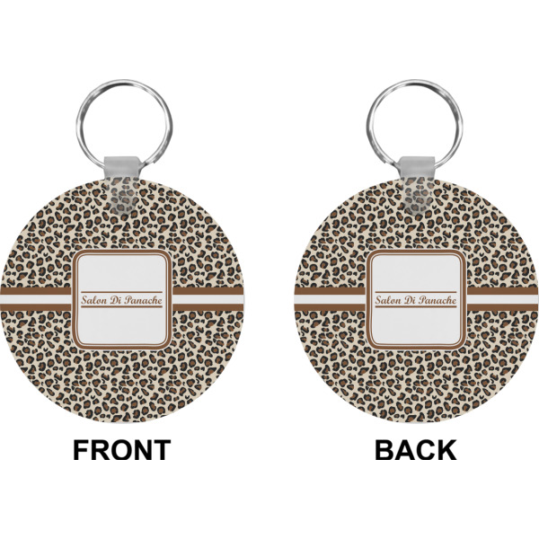 Custom Design - Circle Keychain (Front + Back)