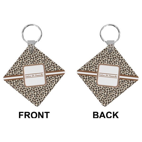 Custom Design - Diamond Keychain (Front + Back)