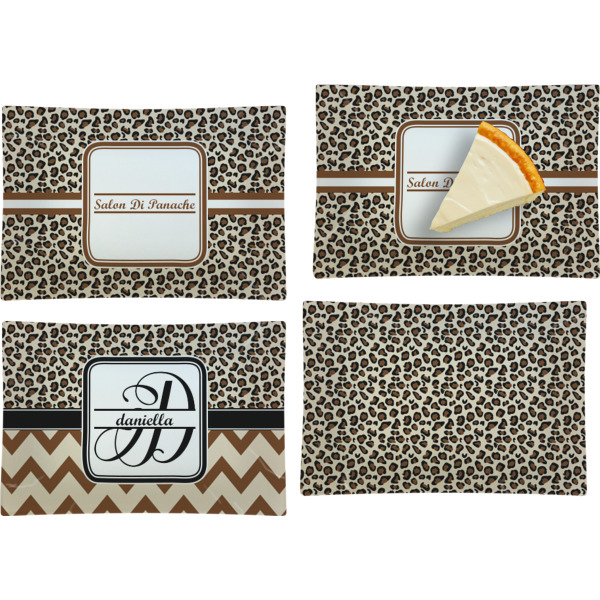 Custom Design - Set of Rectangular Appetizer / Dessert Plates