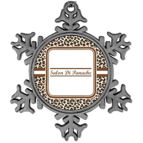 Custom Design Your Own Vintage Snowflake Ornament