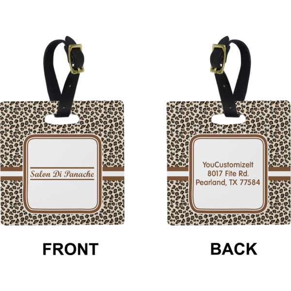 Custom Design - Square Luggage Tag (Front + Back)