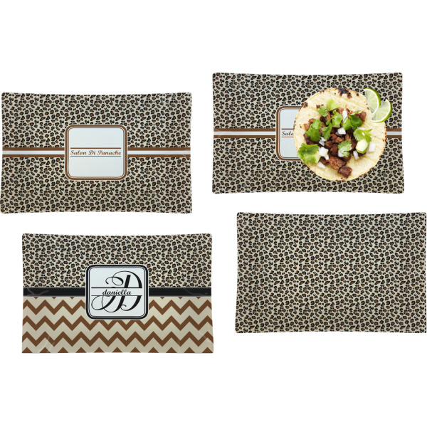 Custom Design - Set of Rectangular Dinner Plates