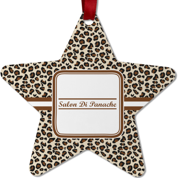Custom Design - Metal Star Ornament - Front
