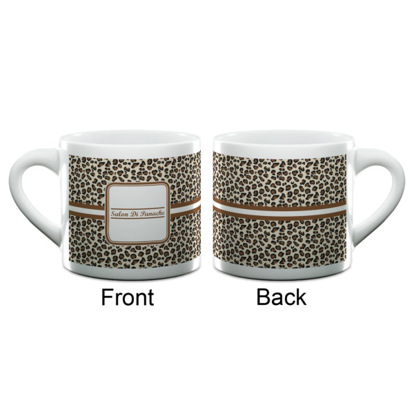 Custom Design - Double Shot Espresso Cup - Single - Front & Back