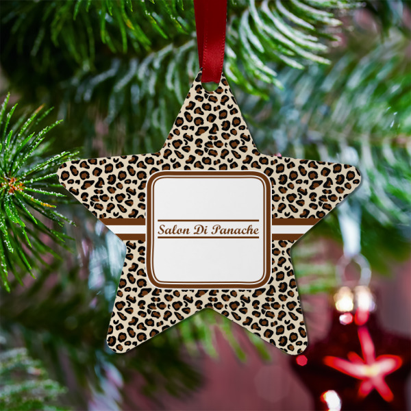 Custom Design - Metal Star Ornament - Lifestyle
