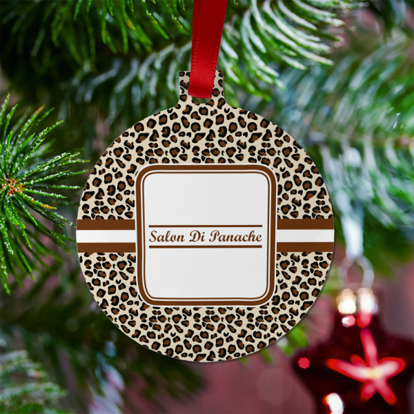 Custom Design - Metal Ball Ornament - Lifestyle