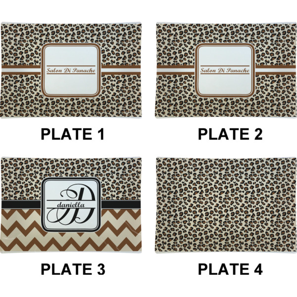 Custom Design - Set of Rectangular Appetizer / Dessert Plates (Approval)