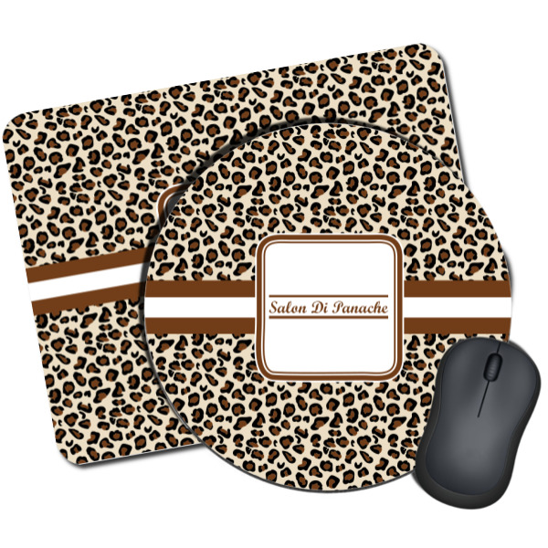 Custom Leopard Print Mouse Pad (Personalized)
