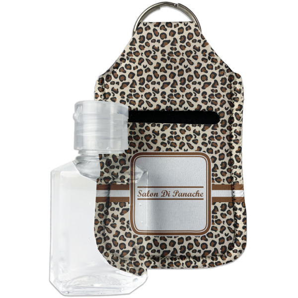 Custom Leopard Print Hand Sanitizer & Keychain Holder (Personalized)