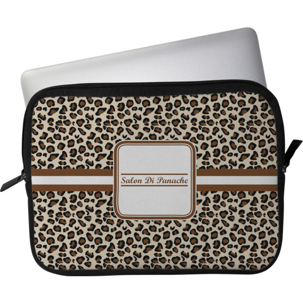 Custom Leopard Print Laptop Sleeve / Case (Personalized)
