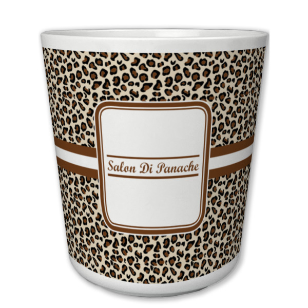 Custom Leopard Print Plastic Tumbler 6oz (Personalized)