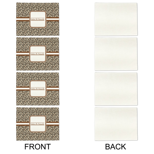 Custom Design - Linen Placemat - APPROVAL Set of 4 (single sided)