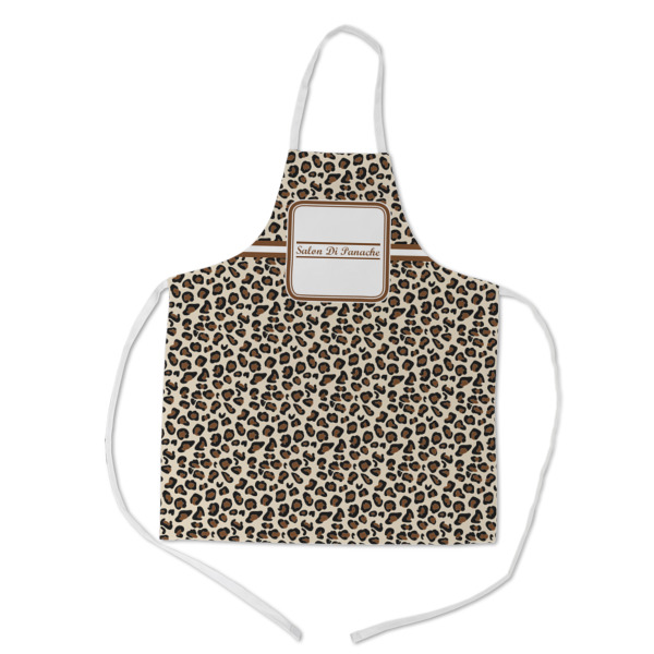 Custom Leopard Print Kid's Apron w/ Name and Initial