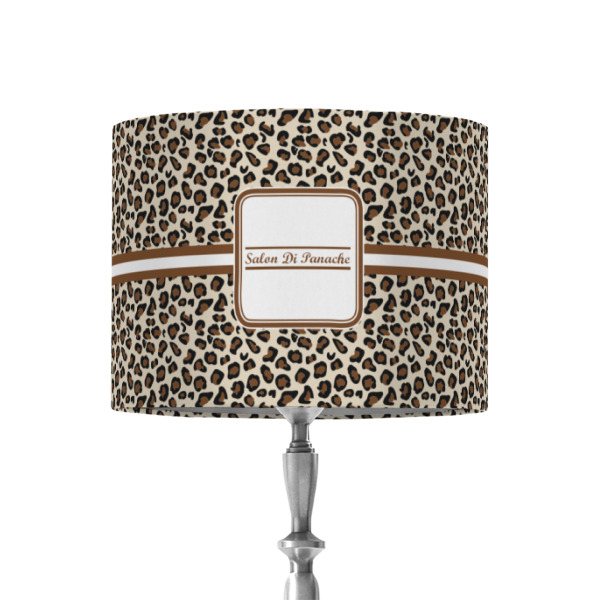Custom Leopard Print 8" Drum Lamp Shade - Fabric (Personalized)