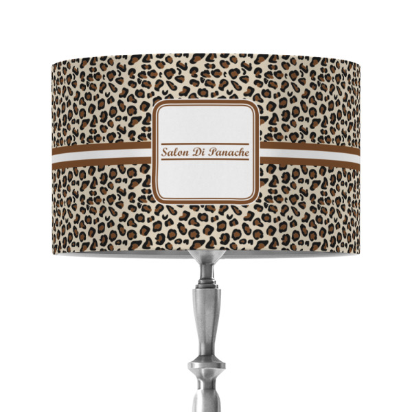 Custom Design - 12" Drum Lampshade - ON STAND (Fabric)