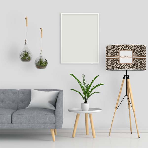 Custom Design - 12" Drum Lampshade - LIFESTYLE