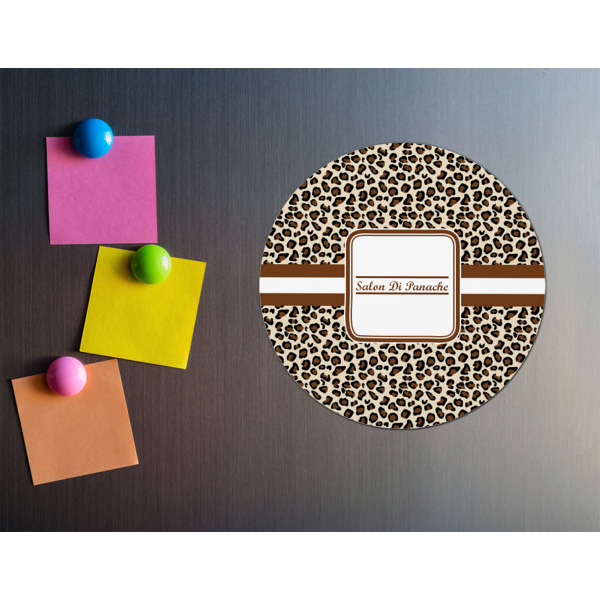 Custom Design - Round Fridge Magnet - LIFESTYLE