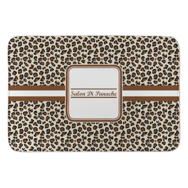 Custom Leopard Print Anti-Fatigue Kitchen Mat (Personalized)