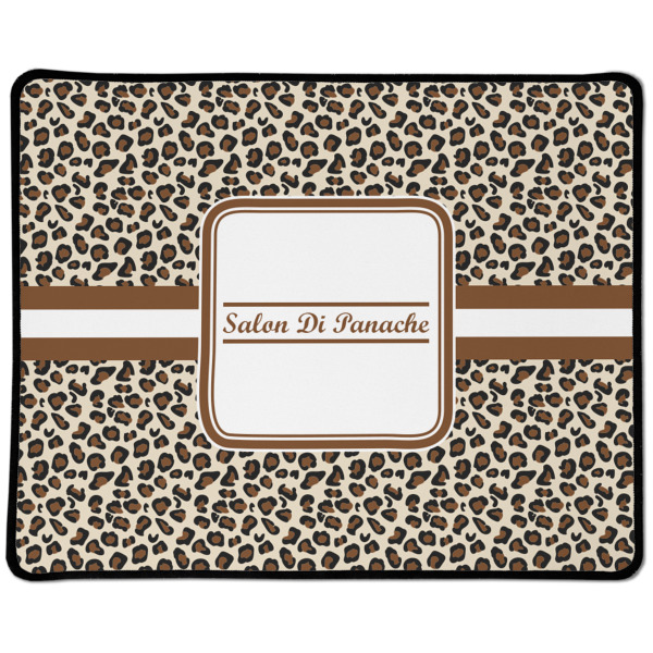 Custom Leopard Print Large Gaming Mouse Pad - 12.5" x 10" (Personalized)