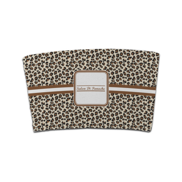 Custom Leopard Print Coffee Cup Sleeve (Personalized)