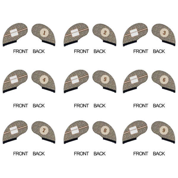 Custom Design - Golf Club Covers - APPROVAL (set of 9)