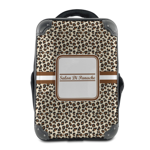 Custom Leopard Print 15" Hard Shell Backpack (Personalized)