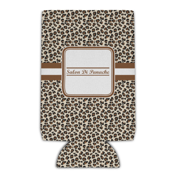 Custom Leopard Print Can Cooler (Personalized)