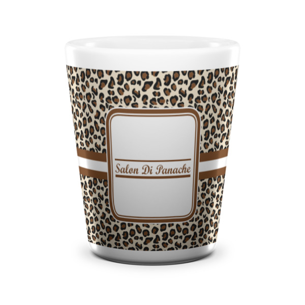 Custom Design - Ceramic Shot Glass - White - Front