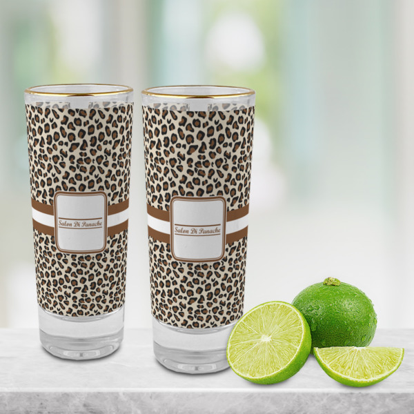 Custom Design - Glass Shot Glass - 2oz - Lifestyle