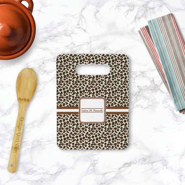 Custom Design - Rectangle Trivet with Handle - LIFESTYLE