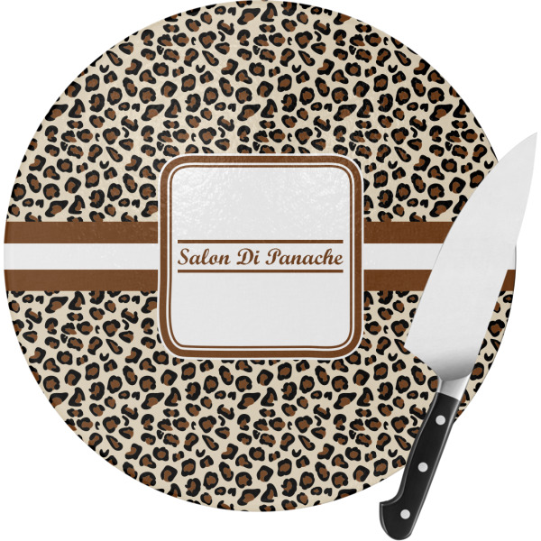 Custom Design Your Own Round Glass Cutting Board - Small
