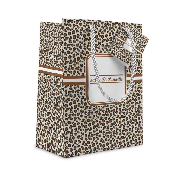 Custom Leopard Print Gift Bag (Personalized)