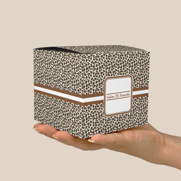 Custom Design - Cube Favor Gift Box - Scale View