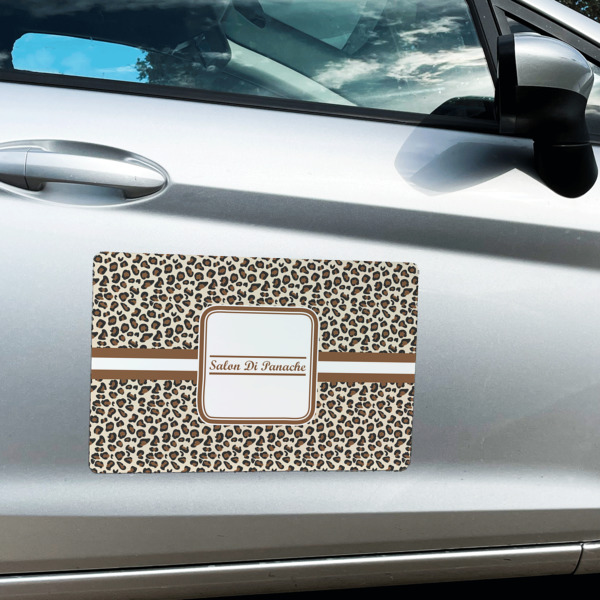Custom Design - Large Rectangle Car Magnets- In Context