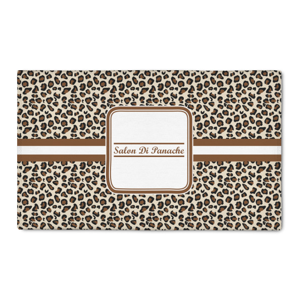 Custom Leopard Print 3' x 5' Indoor Area Rug (Personalized)