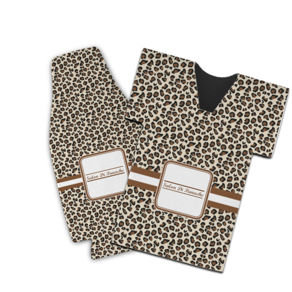Custom Leopard Print Bottle Cooler (Personalized)