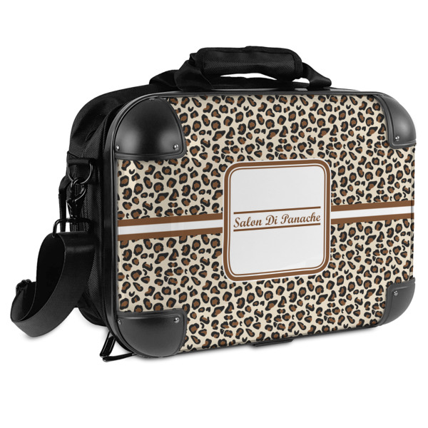 Custom Leopard Print Hard Shell Briefcase (Personalized)