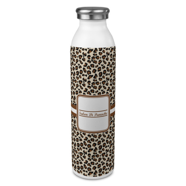 Custom Leopard Print 20oz Stainless Steel Water Bottle - Full Print (Personalized)