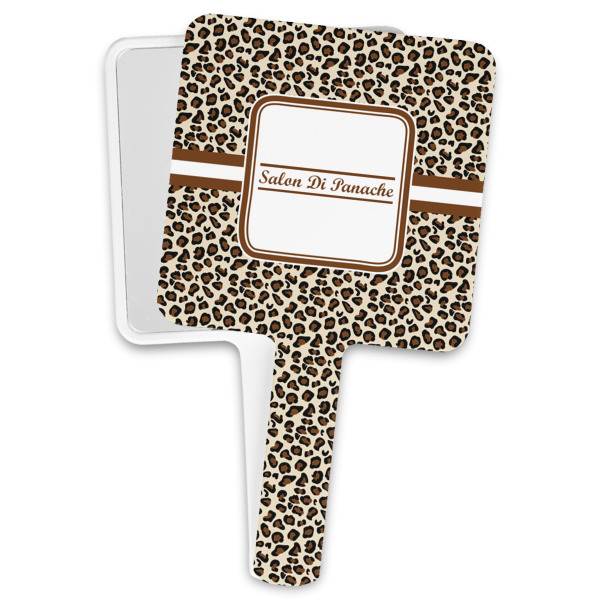 Custom Leopard Print Hand Mirror (Personalized)