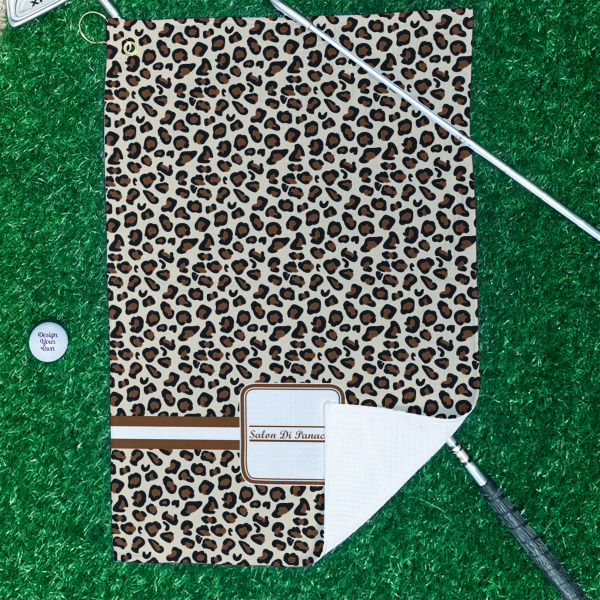 Custom Design - Waffle Weave Golf Towel - In Context