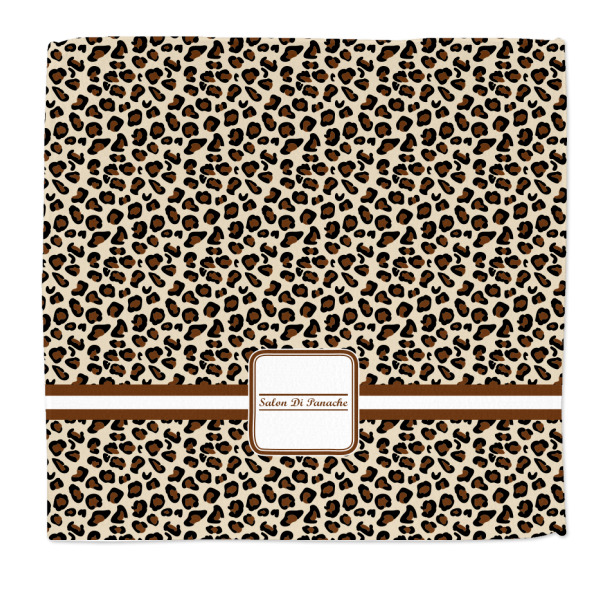 Custom Leopard Print Microfiber Dish Rag (Personalized)