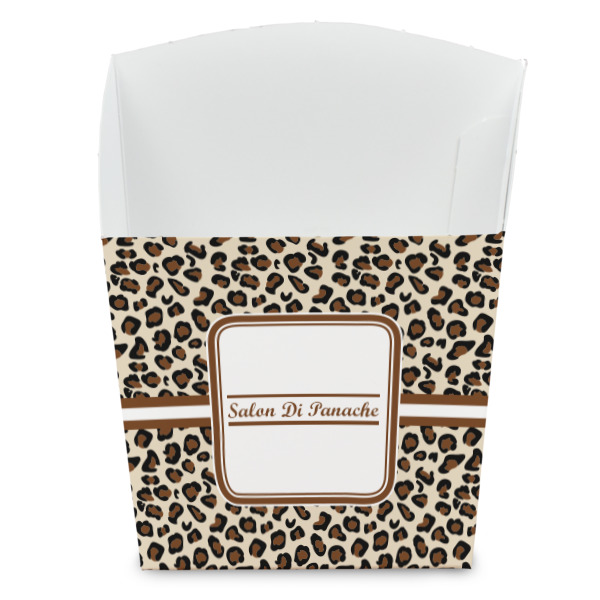 Custom Leopard Print French Fry Favor Boxes (Personalized)