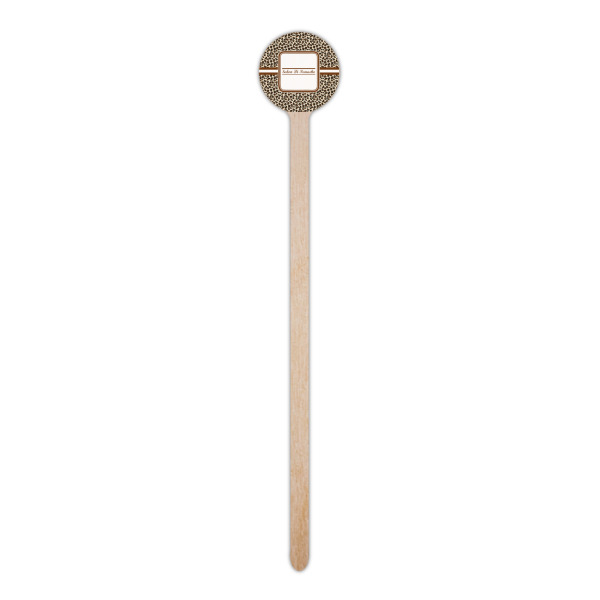 Custom Design - Wooden 6" Stir Stick - Round - Single Stick