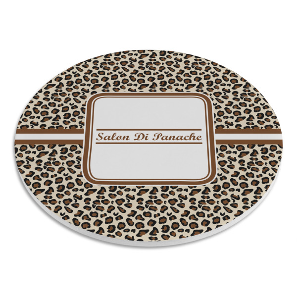 Custom Design - Round Stone Trivet - Angle View