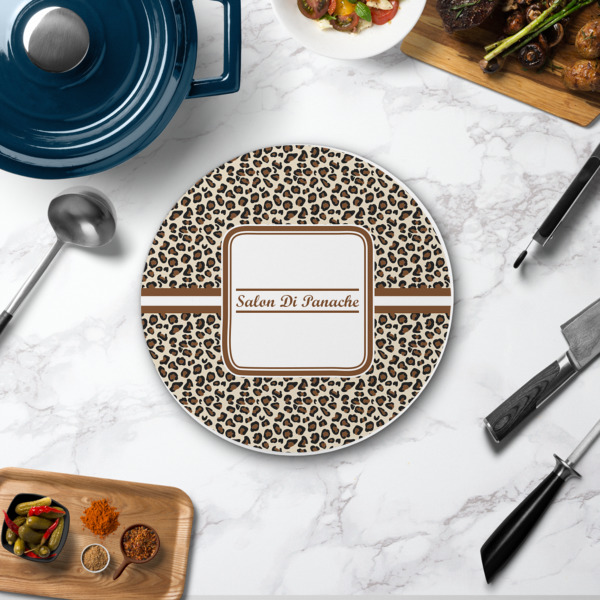 Custom Design - Round Stone Trivet - In Context View